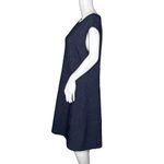 Gap  Dress Women 20 Blue White Knit Fit Flare Preppy Party Office Business Career Photo 2