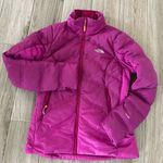 The North Face Fuchsia Puffer Jacket Photo 0