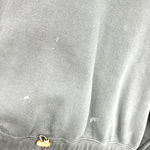 Nike Sweater Women Size M Black Long Sleeve Snatched Waisted Graphic Logo Cotton Photo 1