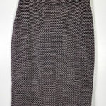 St. John  Collection by Marie Gray Pink and Black Tweed Knit Skirt Photo 0