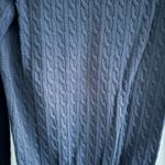 Lacoste Women's Black Cable Knit Crew Neck Sweater Photo 6