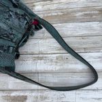 Cristian Leather Purse Blue Snake Shoulder Bag Shimmer Y2K Baddie Edgy Studded Photo 9