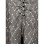 Joie  Shirt Womens V-Neck Geometric Pullover Black Long‎ Sleeve Size Medium Photo 2