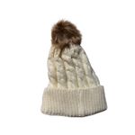 Ivory Women’s Cable Knit Hat NWT White Photo 1