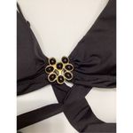 Trina Turk New.  black jeweled bikini top. Size 6. Retails $96 Photo 9