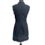 Love moschino  Size 6 Sleeveless Dress Black Pom Pom Photo 5