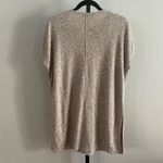 J Jill Pure Jill Easy Sweater Tunic Marled Side Slit Round Neck Size XS Brown Photo 1