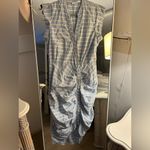 Veronica Beard  Ruched Stripe Shirtdress Rent the Runway Preloved 10 $478 Photo 3