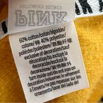 PINK - Victoria's Secret PINK Victoria Secret Yellow Mock Zip Neck Sweatshirt Small Photo 7