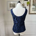 Cachet Dark Blue 2pc Formal Jacket Tank Soutache Sequin Rhinestone Clip 6 Photo 11