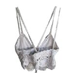 Aerie NWT White Boho Chic Cotton Crochet Beach Knit Crop Top Size M Photo 2