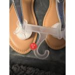 West Loop  Women’s Size S 5/6 T-Strap Sandals Silver Cushioned insoles Photo 4