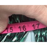 Leith Ladies Green Black And White Short Sleeved BodySuit Size Medium Photo 3