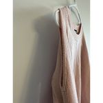 Karl Lagerfeld  Paris Sweater Womens Small Pink Solid Cutout Bell Sleeve Designer Photo 3