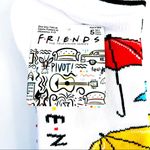 Friends 90s TV Show Womens No Show Socks Central Perk Umbrella Fun Novelty Gift White Photo 1