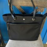 Kate Spade  oversized black nylon tote shoulder bag minimalist retro old money Photo 1