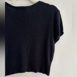 Laundry by Shelli Segal  Cropped Embellished Beaded Black Sweater, Size Medium Photo 14
