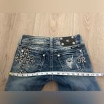 Miss Me  Distressed Blue Capri Cropped Jeans Photo 3
