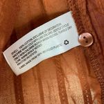 Universal Threads Universal Thread Burnt Orange Yoke Peasant Blouse Photo 5