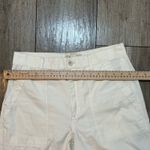 Madewell  Women's Size 27 Ecru Wide Leg Crop Utility Cargo‎ Pants Photo 4