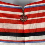 Tommy Hilfiger Striped Sleeveless Midi Dress Size 10 Nautical Summer Style Photo 9