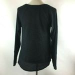 Caslon Black Cozy V-Neck Waffle Knit Tee Photo 10
