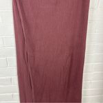 Baserange Organic Cotton Ribbed Knit Wrap Skirt Size S Brown Photo 7