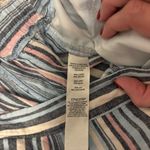 Chico's Chico’s Multicolor Vertical Striped Linen Blend Pants Photo 3