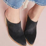 Jeffrey Campbell  Favela Mules Dark Gray Suede Size 6.5 Photo 0