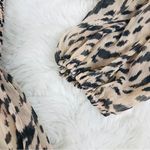 Gianni Bini Leopard Print Maxi Dress One Shoulder Long Sleeve Party Size 6 New Photo 6