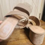  7.5 Lisah Taupe Slip On Block Heels Altard State Photo 5