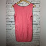 Talbots  Women Pink Tweed V-Neck business Sheath Sleeveless Dress‎ size 8 Photo 2
