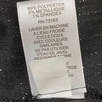 SPENSE Lurex Silver/Black Stripe Wrap Dress L Black Size L Photo 10