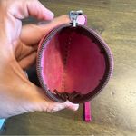 Hawaiian Coin Zip Wallet Purse Wristlet Pink Resort Palm Tree Vacation Tooled Photo 5