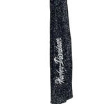 Harley Davidson Metallic Silver Black Ribbed Knit‎ Pullover Sweater Size XL Photo 3