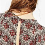 ZARA Trafaluc Collection Red & Black Floral Long Sleeve Shorts Romper Size XS Photo 10