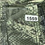 Prismsport Women’s Size L Green Black Snakeskin Print Tuxedo Stripe Jogger Pants Size L Photo 3