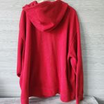 Disney  Vtg 90s Red Long Sleeve Mickey Full Zip Fleece Drawstring Hoodie Size 3X Photo 9