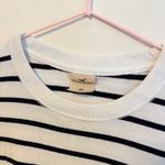 Hollister Y2K 2000s Classic Crewneck Short Sleeve T Shirt White Blue Stripes XL Photo 1