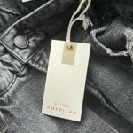 Good American NWT  Good 90s short dark gray black raw hem size 15 plus Photo 1