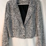 Madden NYC Juniors Gray Black Cropped Blazer Size XXL Photo 1