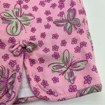 Lilly Pulitzer Pink Gossip Print Flowers Butterfly Barbie Short Skirt Size 6 VTG Photo 4