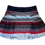 GG‎ blue tennis skirt large 4th July red white blue navy luxe sport lucky Photo 0