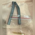 Anthropologie New  Beaded Bow Sweatshirt Top Embellished Lace Pullover Pink Small Photo 6