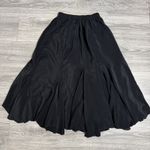 Denim & Supply Ralph Lauren Denim &‎ Supply Ralph Lauren Black Rare Bohemian Maxi Retro Ruffled Skirt Sz S Photo 2