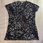 Calvin Klein Women’s Black & White Swim Cover Size 12 Photo 1