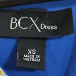BCX Women's  Dress Blue White Daily Florals Size XS EUC #4441 Photo 4