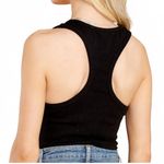 ‎Racerback Cropped Tank Top Black Size M Photo 4