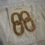 Ettika ‎ Gold Chain Link Earrings Statement Dangle Drop Fashion Jewelry Photo 1