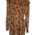 Hudson Madison and  SMOCKED WITH RUFFLE NECK TOP Long sleeve dress size medium Photo 0